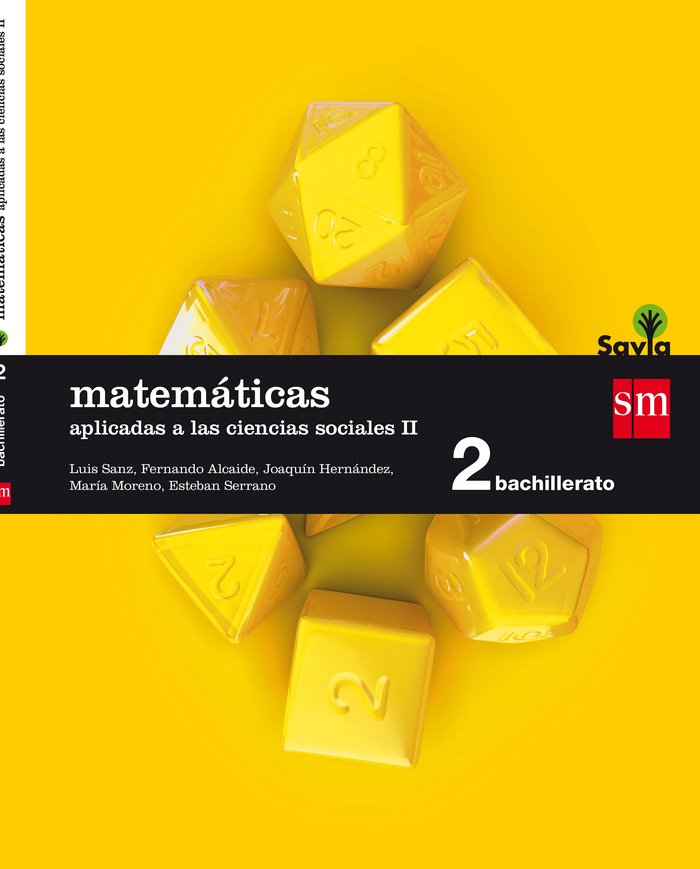 2º BACH. MATEMÁTICAS  APLICADAS A LAS CIENCIAS SOCIALES II  SAVIA 16