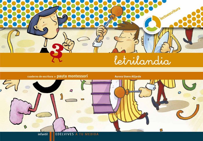 LETRILANDIA 3 ESCRITURA PAUTA  ESPIRAL