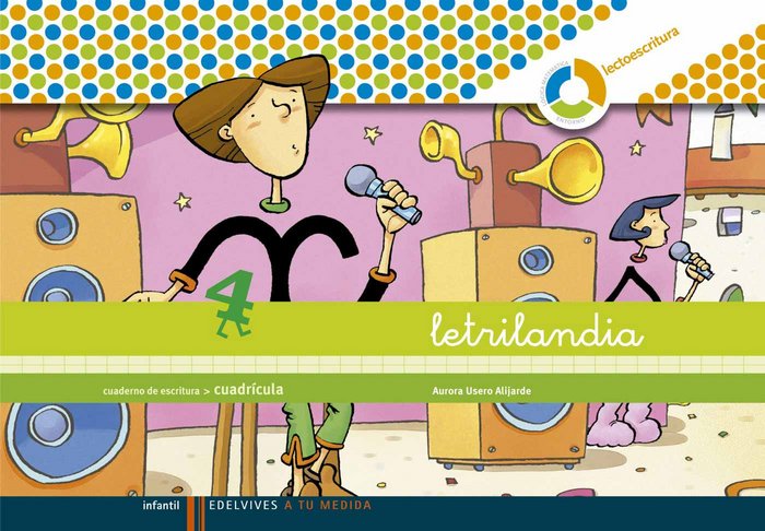 LETRILANDIA 4,ESCRIT.CUADRICULA ESPIRAL