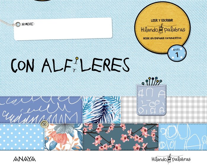 HILANDO PALABRAS 1. CON ALFILERES -3 AÑOS