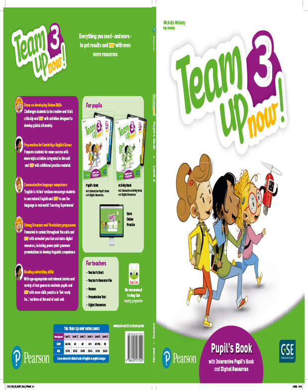 TEAM UP NOW! 3 PUPIL'S BOOK & INTERACTIVE PUPIL'S BOOK AND DIGITALRESOURCES ACCESS CODE -3º EPR