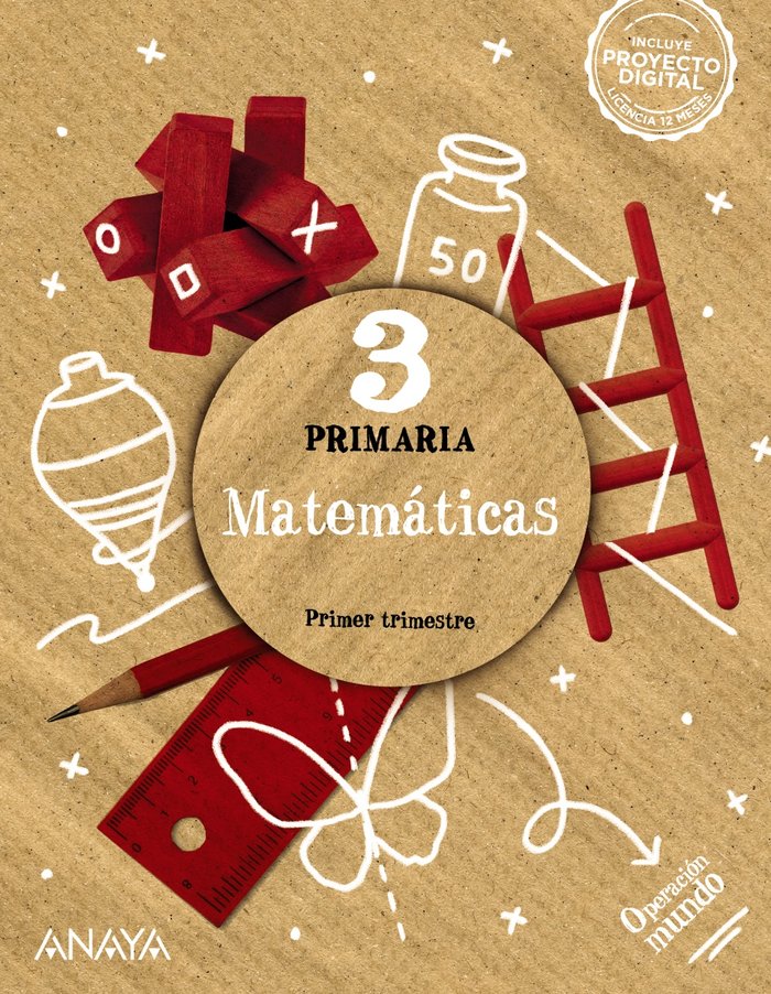 MATEMÁTICAS 3. -3º EPR (Operación Mundo) (Trimestres)