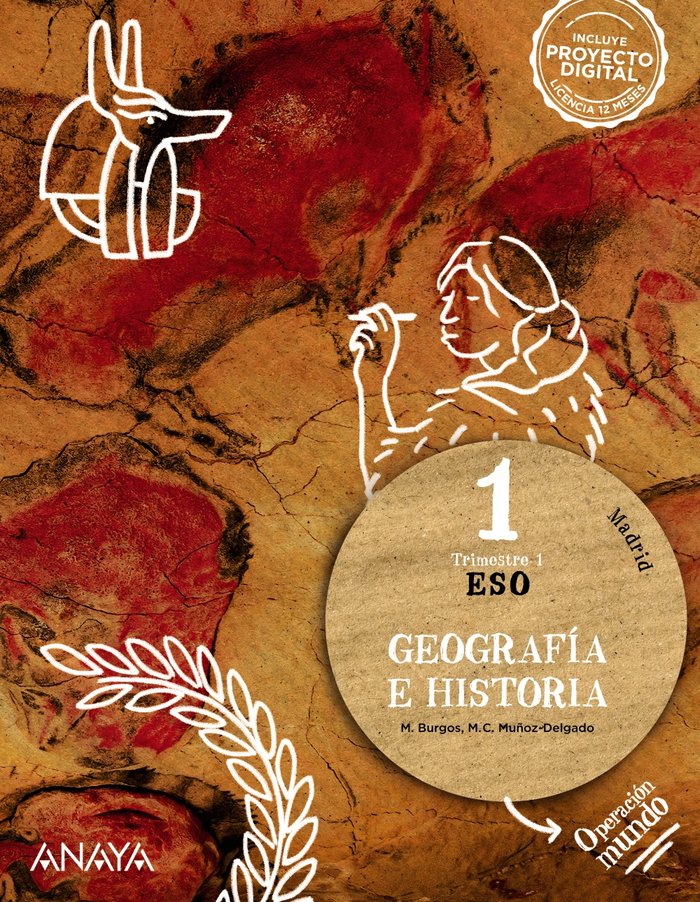 GEOGRAFÍA E HISTORIA 1. -1º ESO (Operación Mundo) (Comunidad de Madrid) (Trimestres)