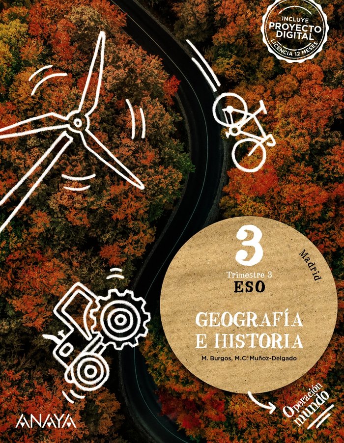 GEOGRAFÍA E HISTORIA 3. -3º ESO (Operación Mundo) (Comunidad de Madrid) (Trimestres)