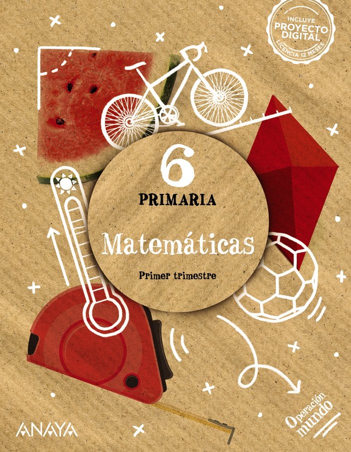 MATEMÁTICAS 6 -6º EPR (Operación Mundo) (Trimestres)