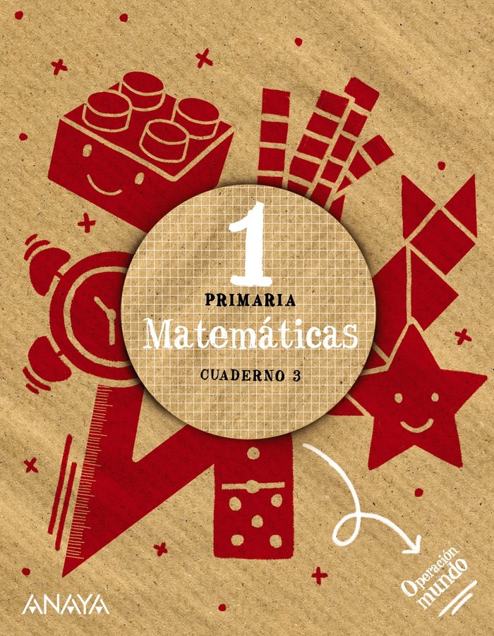 MATEMÁTICAS 1. CUADERNO 3. CUADRÍCULA -1º EPR (Operación Mundo)