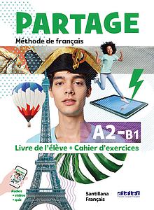 PARTAGE A2/B1 LIVRE+CAHIER